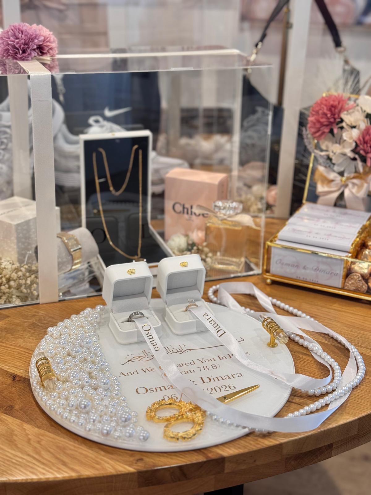Luxury Personalised Engagement Tray