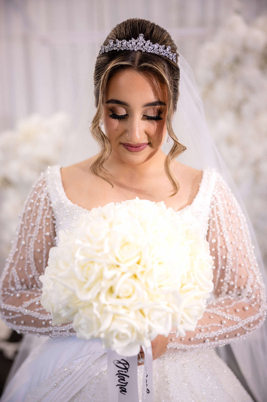 Wedding  flower ribbon