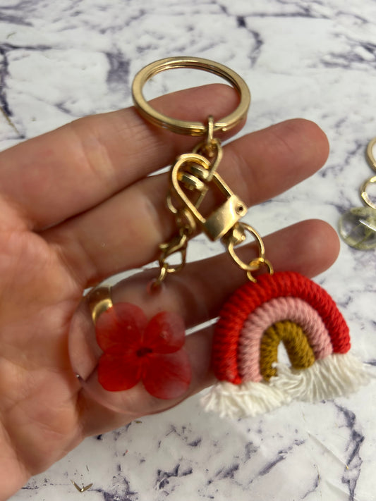Flower keyrings