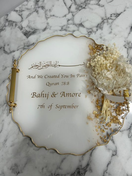 Large engagement tray