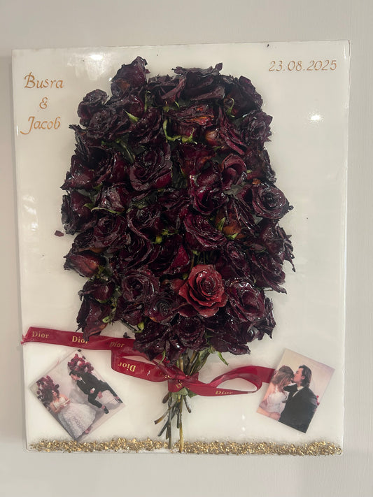 Engagement roses board