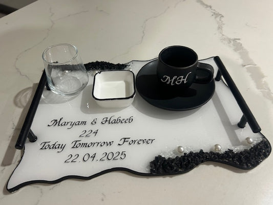 groom cofee  tray