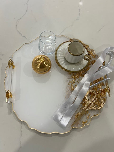 Engagement large tray set