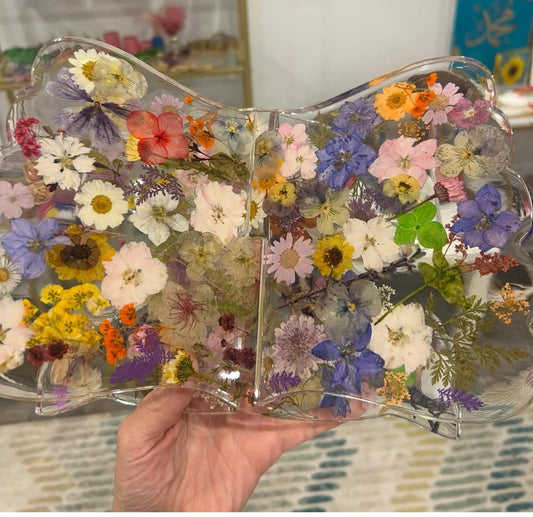 Floral Quran stand