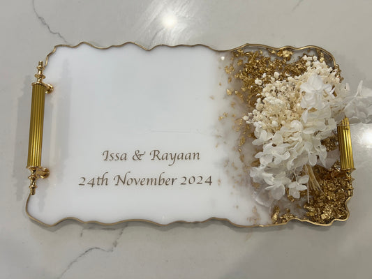 Rectangle engagement tray