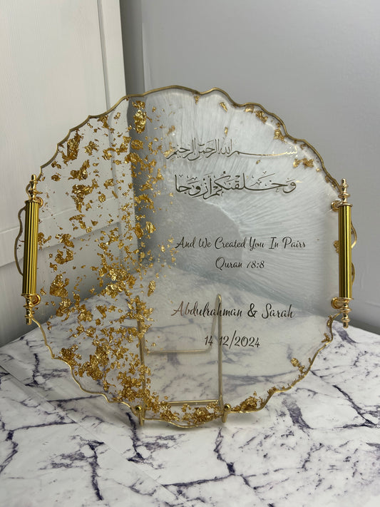 Large engagement tray