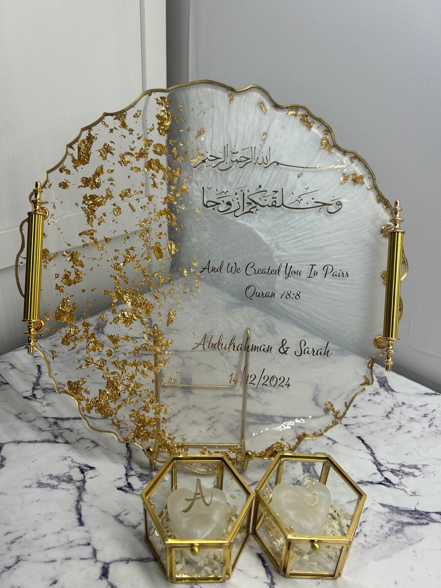 Large engagement tray