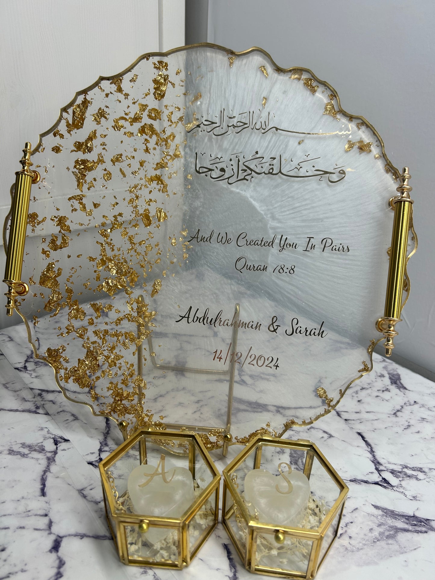Large engagement tray