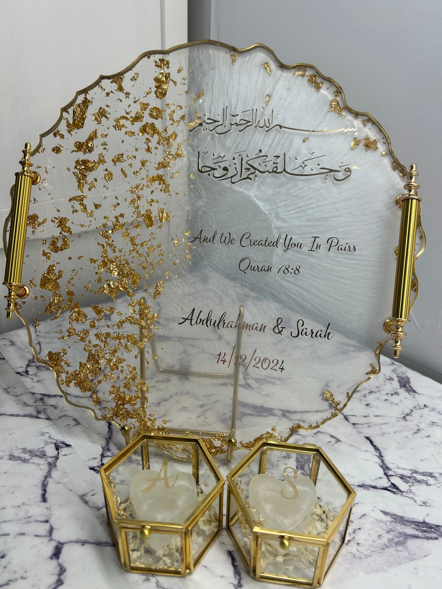 Large engagement tray