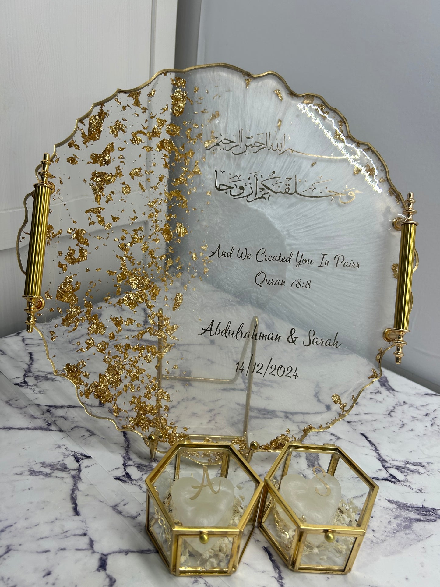 Large engagement tray