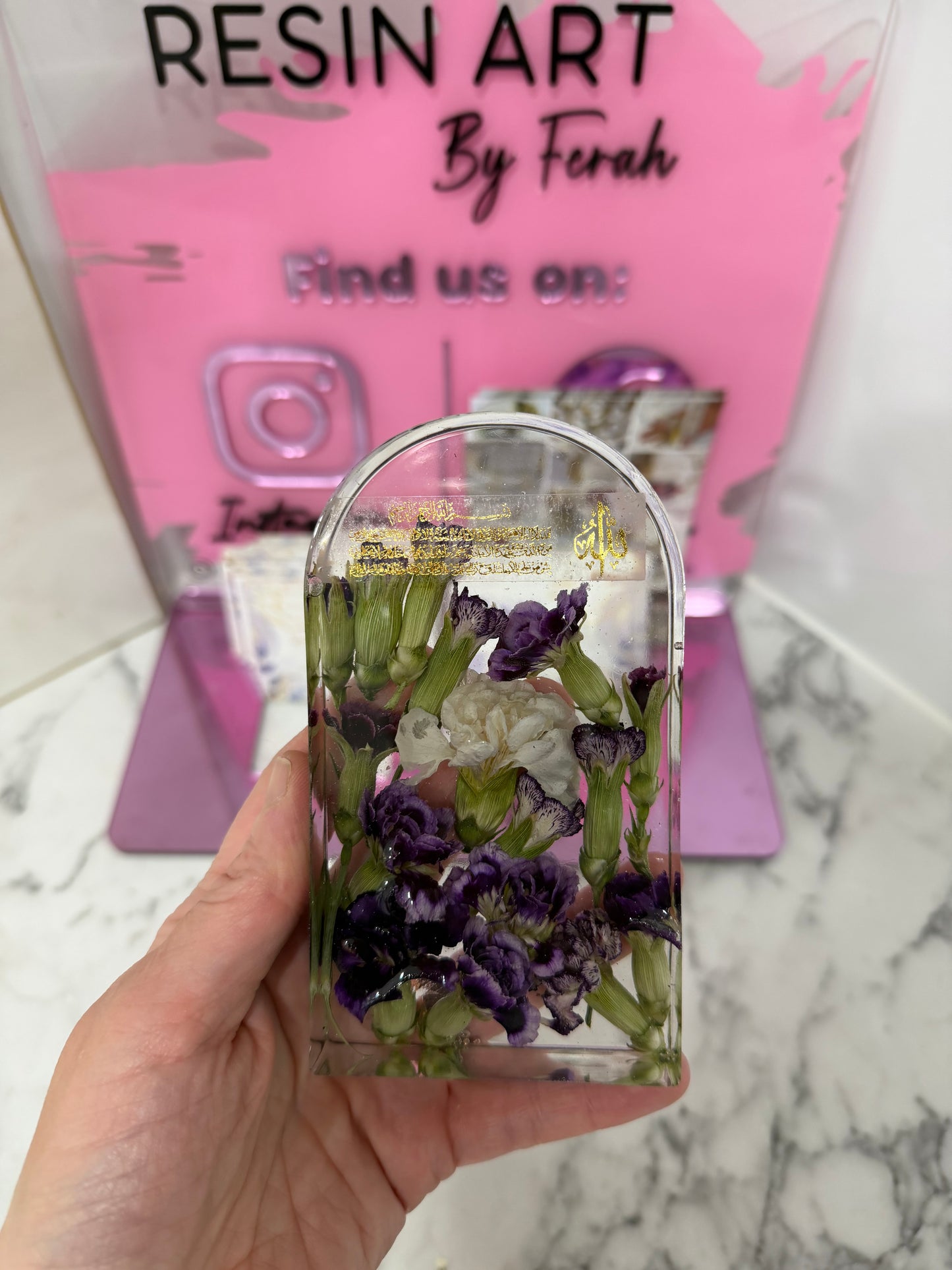 Flower preserve ın arch