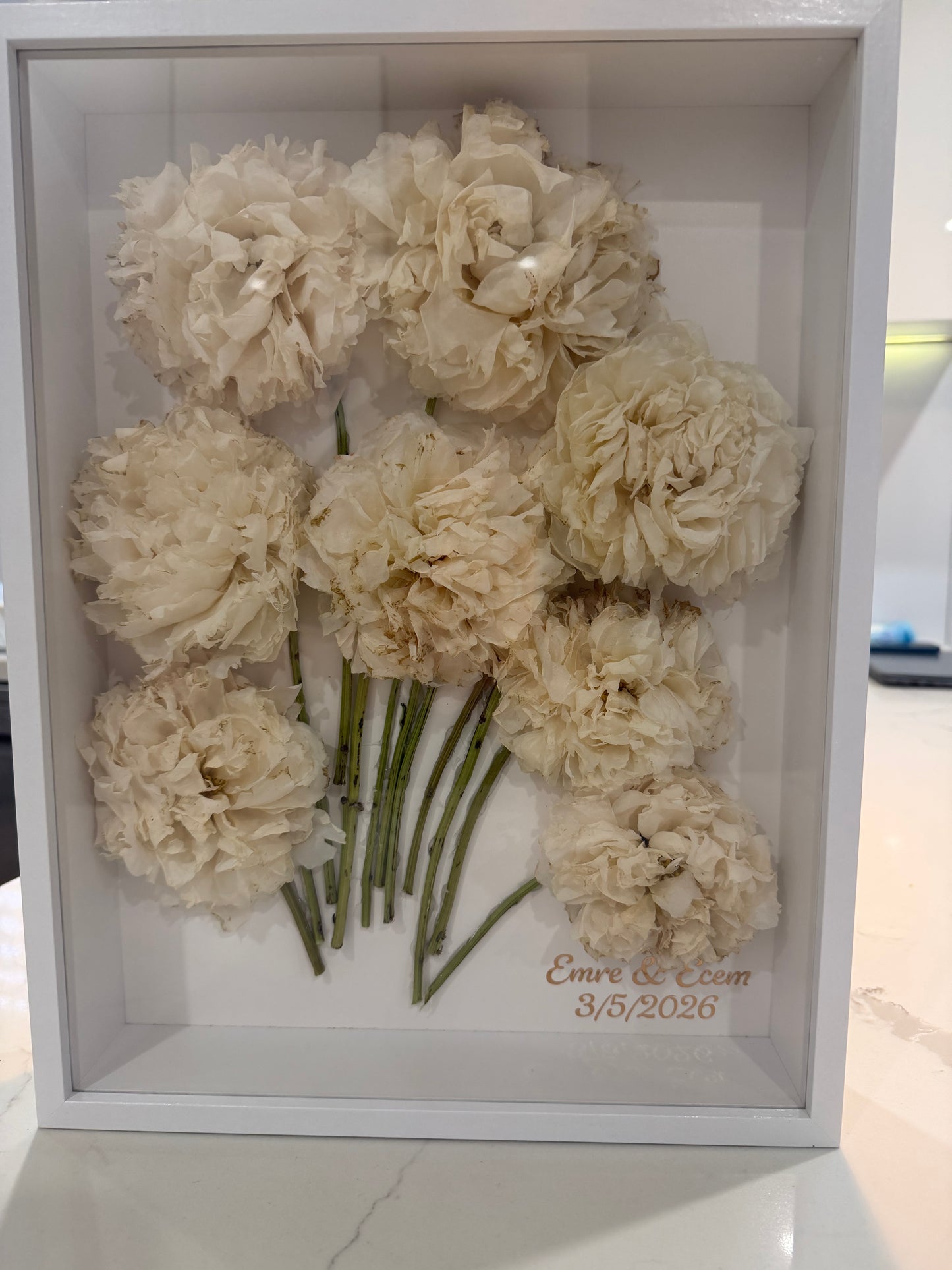 Wedding Flower Preservation Frame