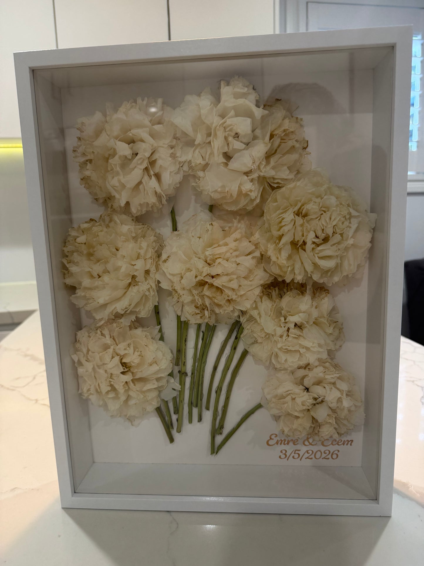 Wedding Flower Preservation Frame