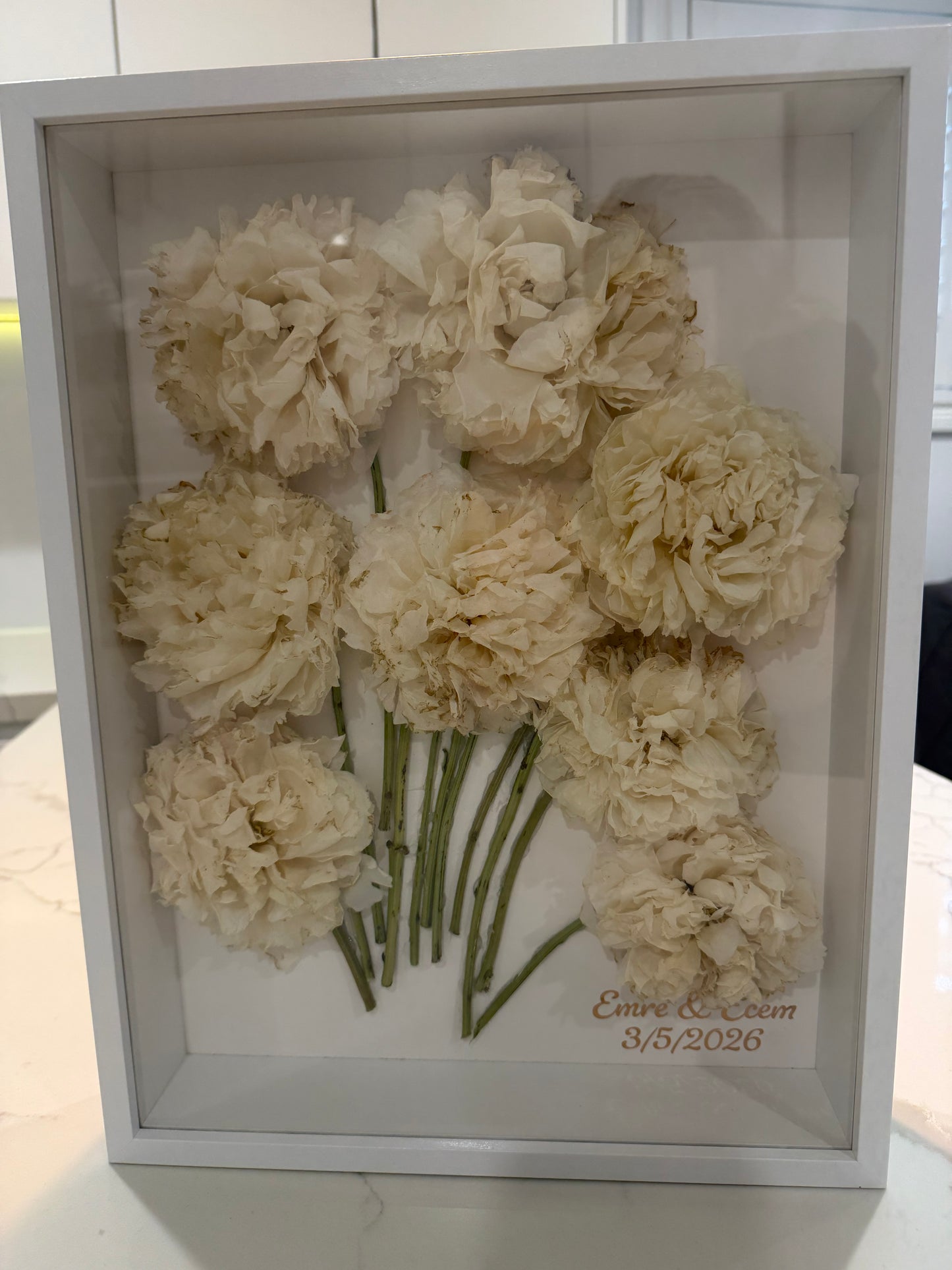 Wedding Flower Preservation Frame