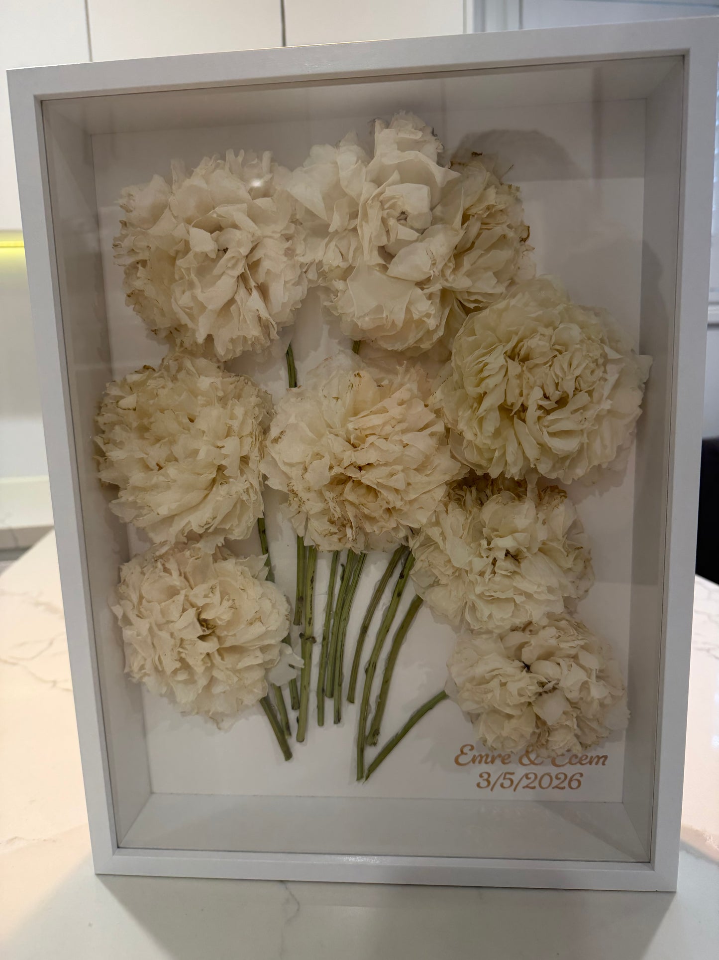 Wedding Flower Preservation Frame