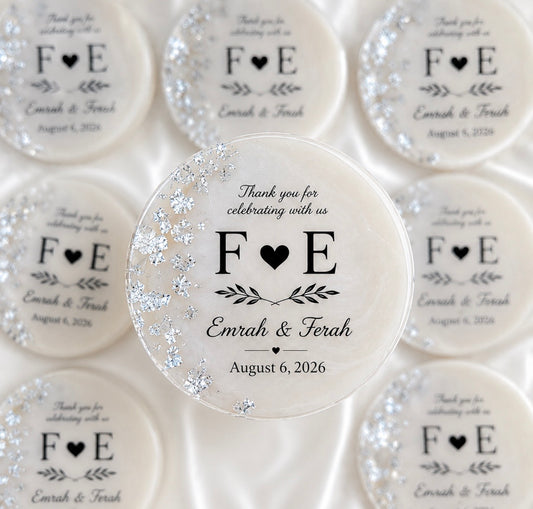 Personalised Resin Wedding magnets