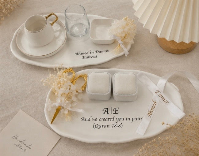 Personalised Engagement & Groom Coffee Set