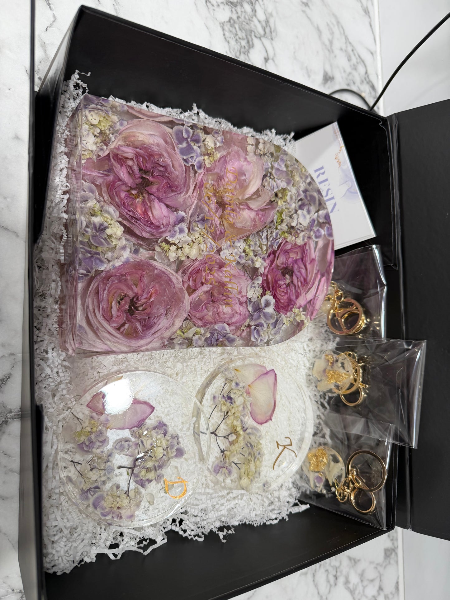 Fresh to forever flowers in arch