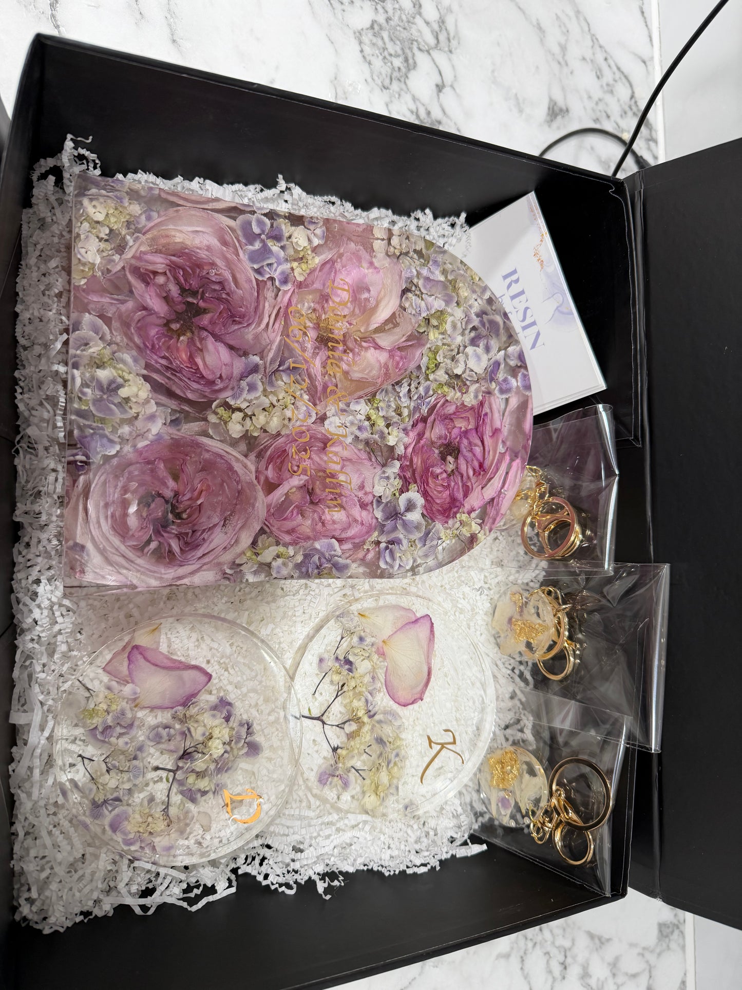Fresh to forever flowers in arch