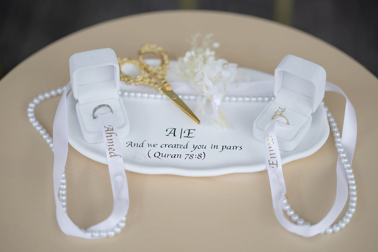 Luxury Personalised Engagement Ceremony Set